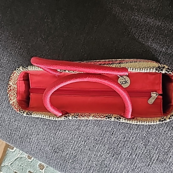 The sak vintage straw tote bag - Picture 3 of 6